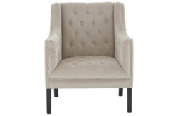 Premier Housewares Regents Park Fabric Armchair - Camel.